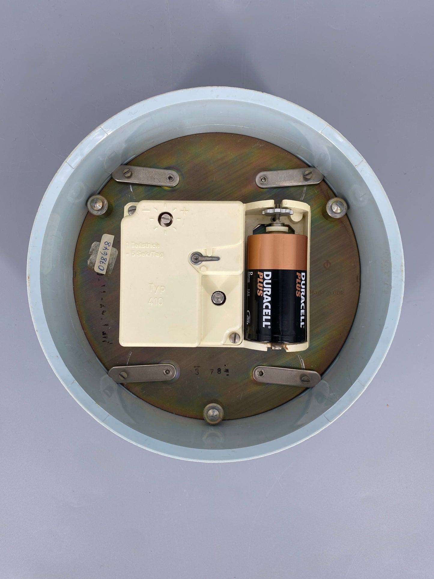 Glashütte elektrochron Wanduhr von Horst Giese, DDR, 1962