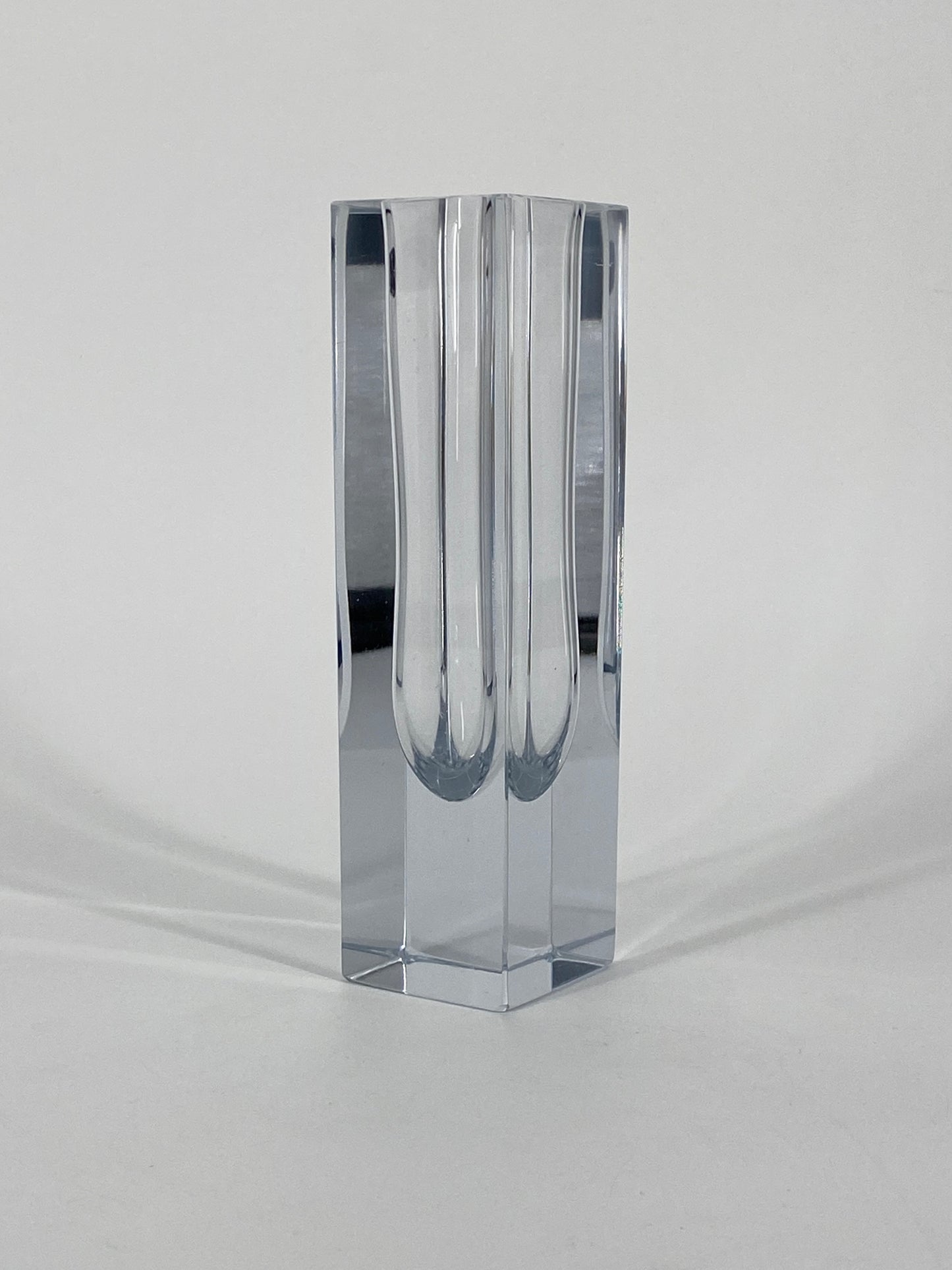 Blockvase aus Murano Glas, Italien, 70er