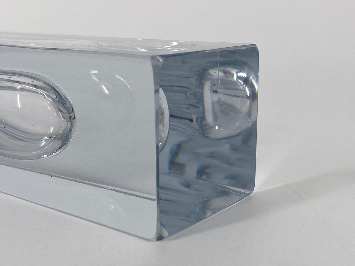 Blockvase aus Murano Glas, Italien, 70er