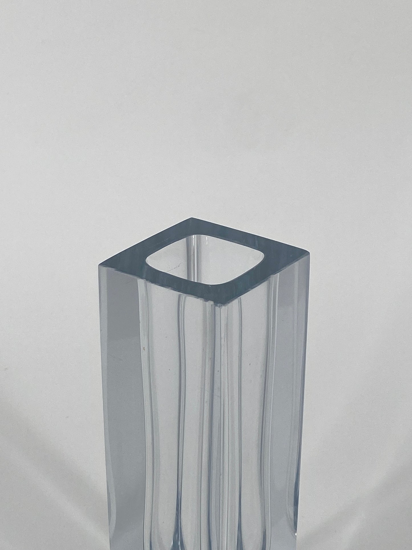 Blockvase aus Murano Glas, Italien, 70er
