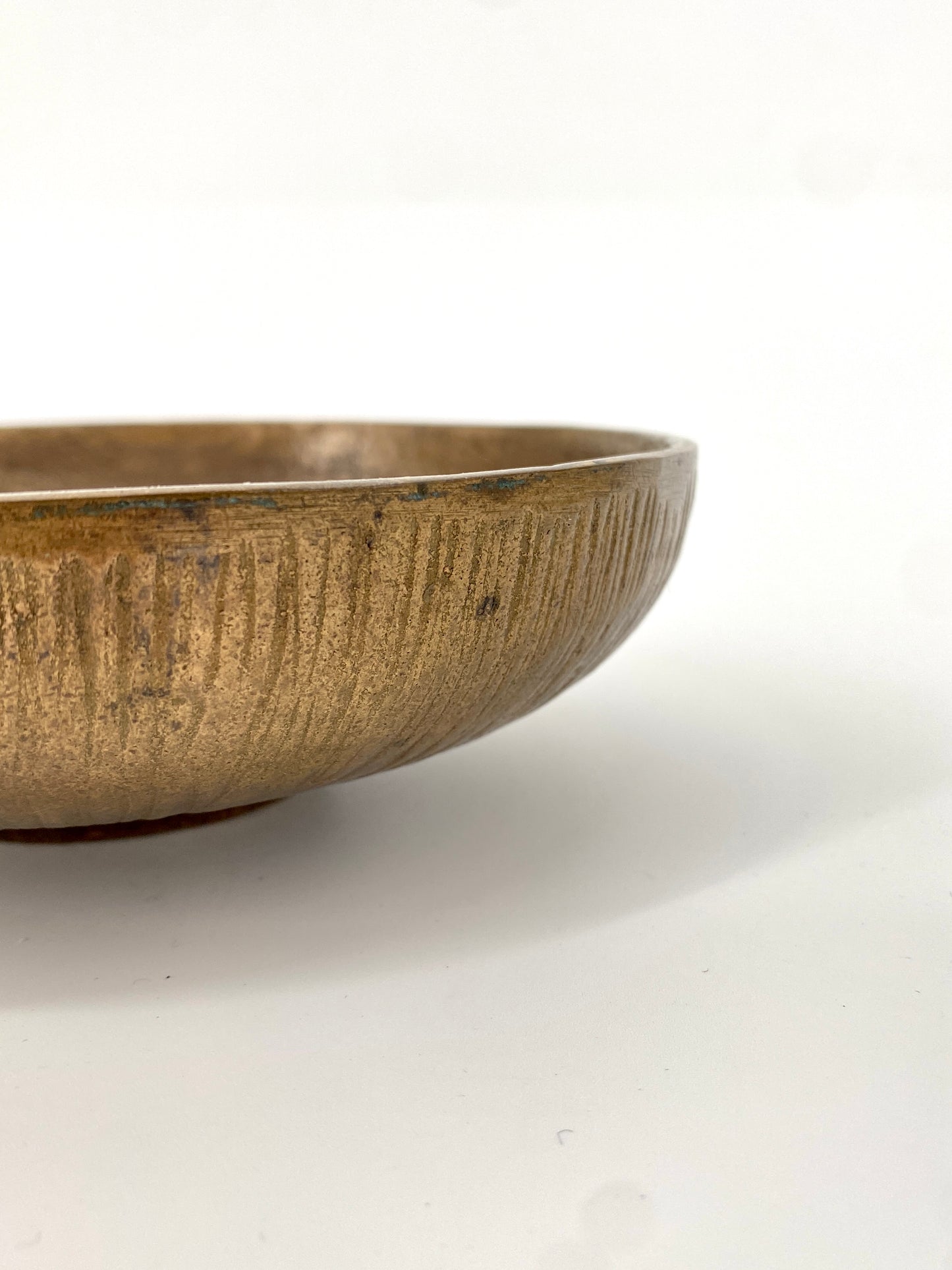 Schale oder Ablage aus massiver Bronze, Horst Dalbeck zugeschrieben