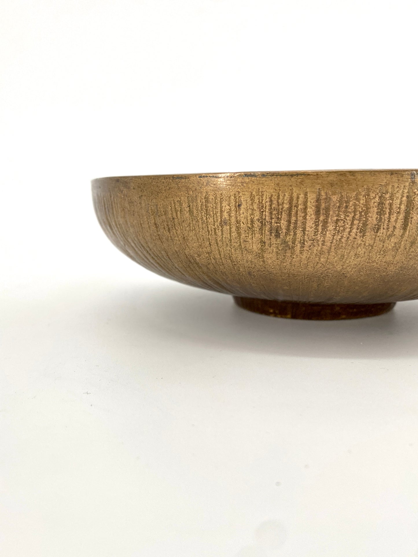 Schale oder Ablage aus massiver Bronze, Horst Dalbeck zugeschrieben