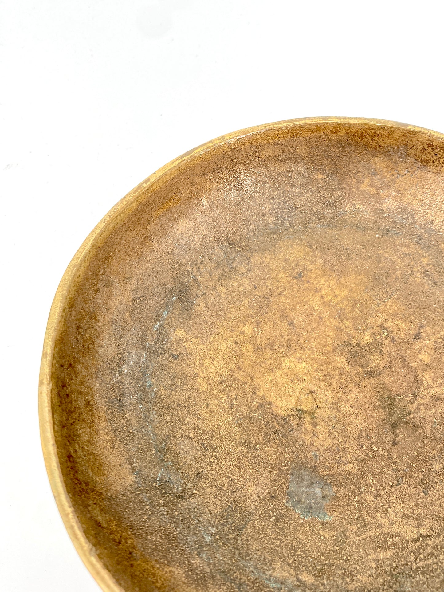 Schale oder Ablage aus massiver Bronze, Horst Dalbeck zugeschrieben