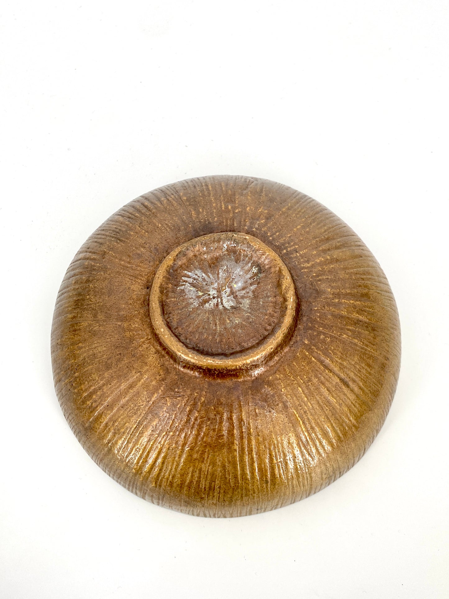 Schale oder Ablage aus massiver Bronze, Horst Dalbeck zugeschrieben