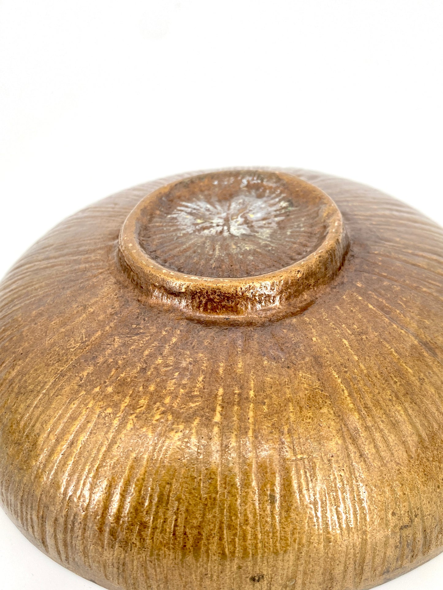 Schale oder Ablage aus massiver Bronze, Horst Dalbeck zugeschrieben