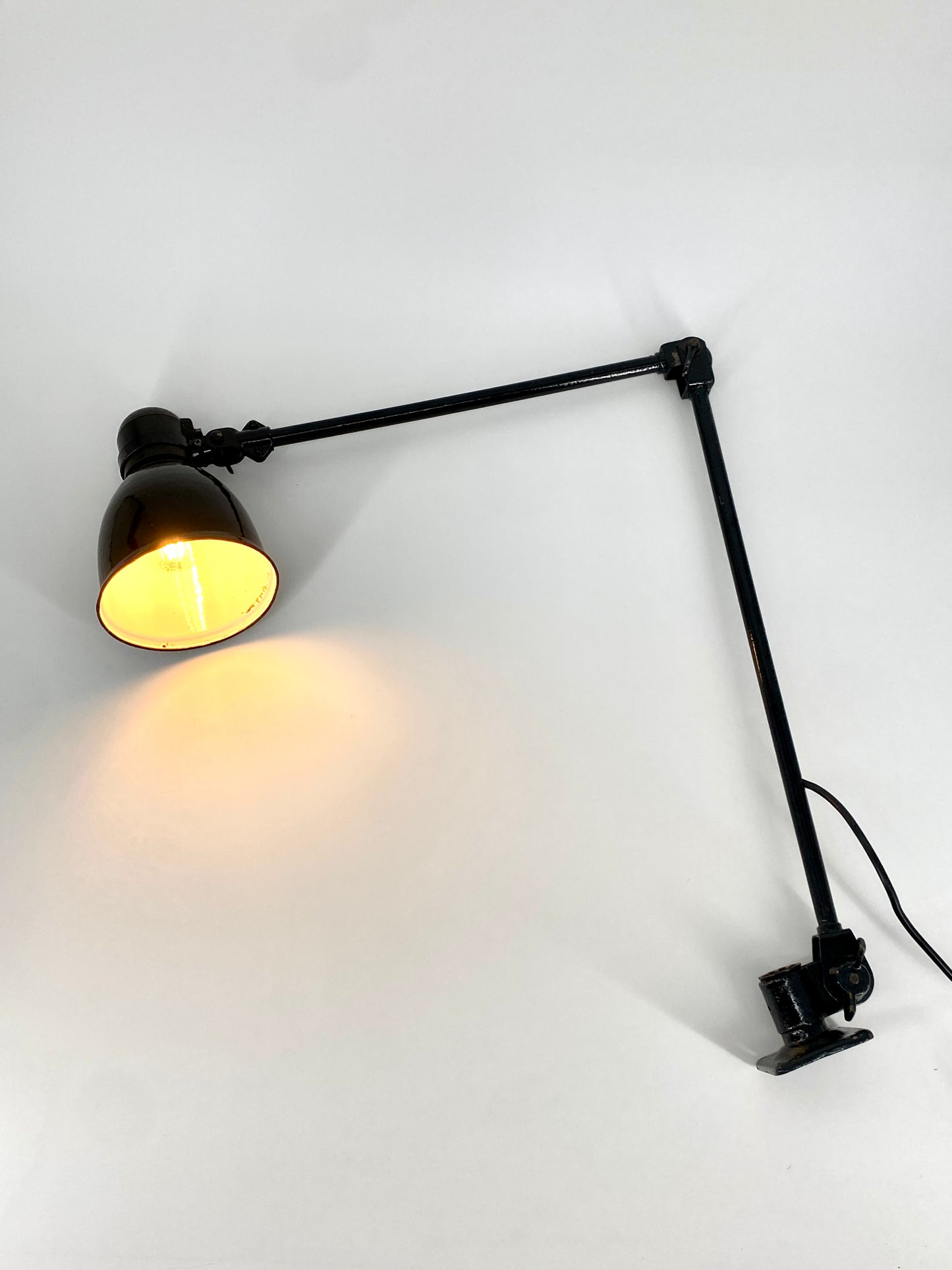 Große Bauhaus Wandlampe von Fabrilux aus den 1930er Jahren
