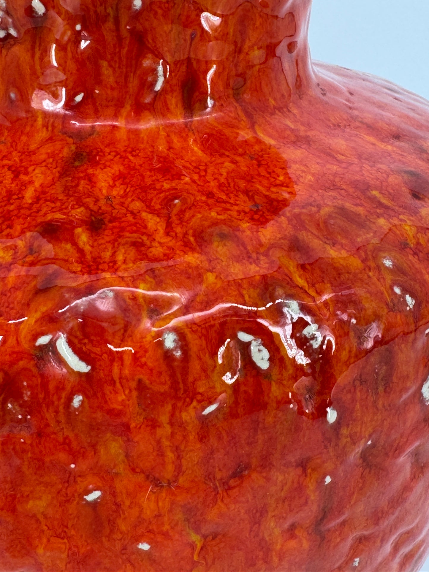 Fat Lava Vase Keramik Bay Ceramics Orange