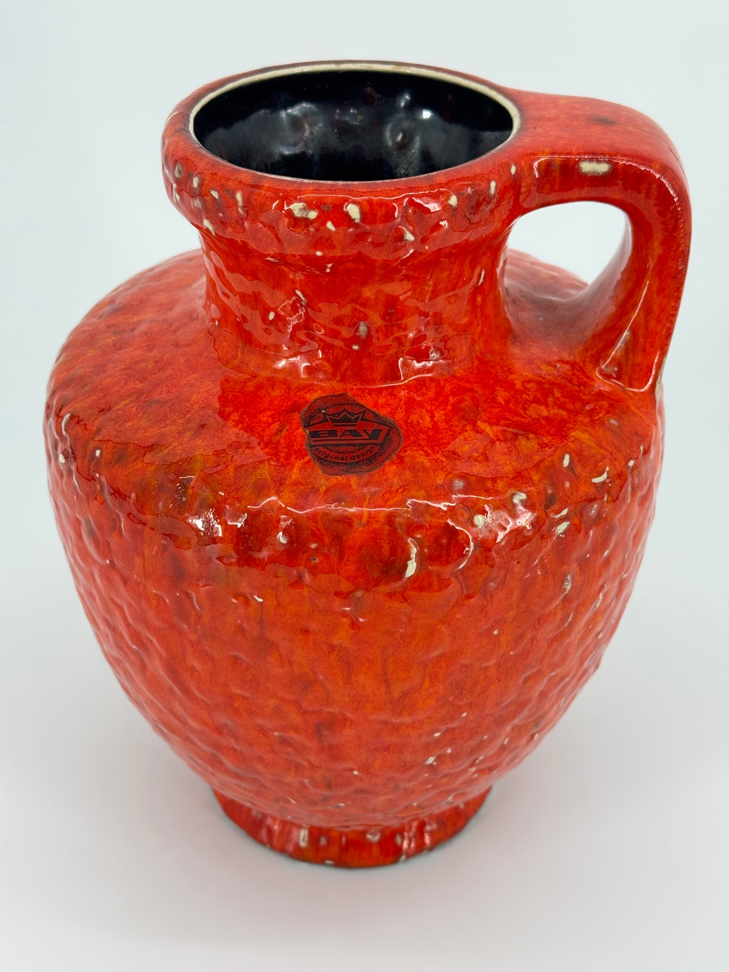 Fat Lava Vase Keramik Bay Ceramics Orange