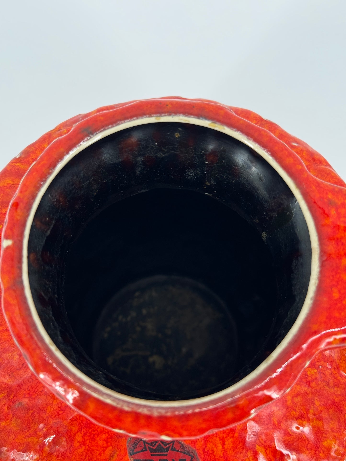 Fat Lava Vase Keramik Bay Ceramics Orange