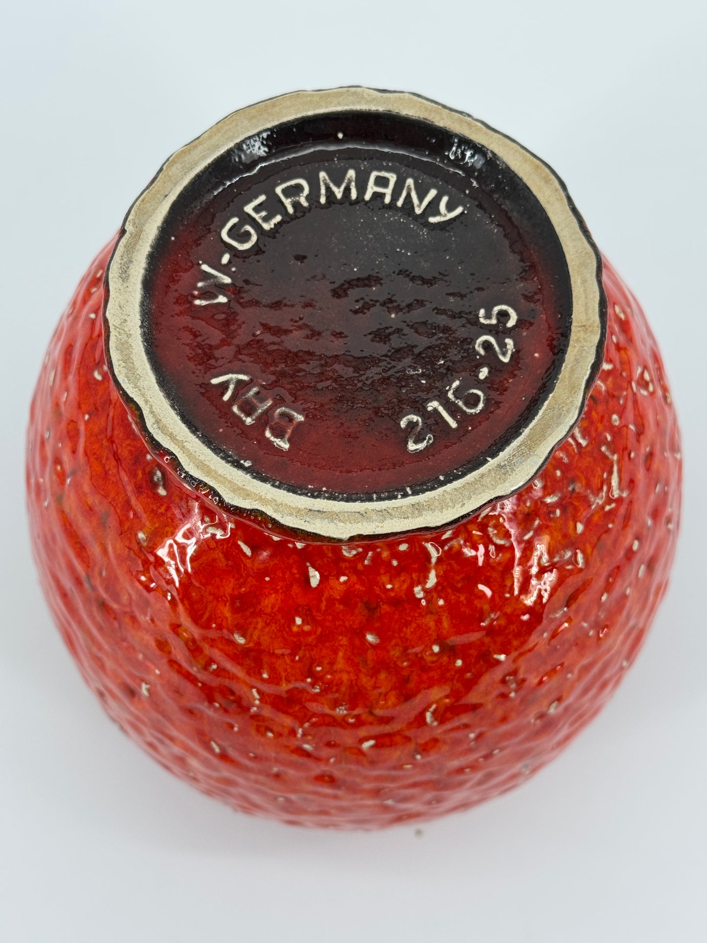 Fat Lava Vase Keramik Bay Ceramics Orange