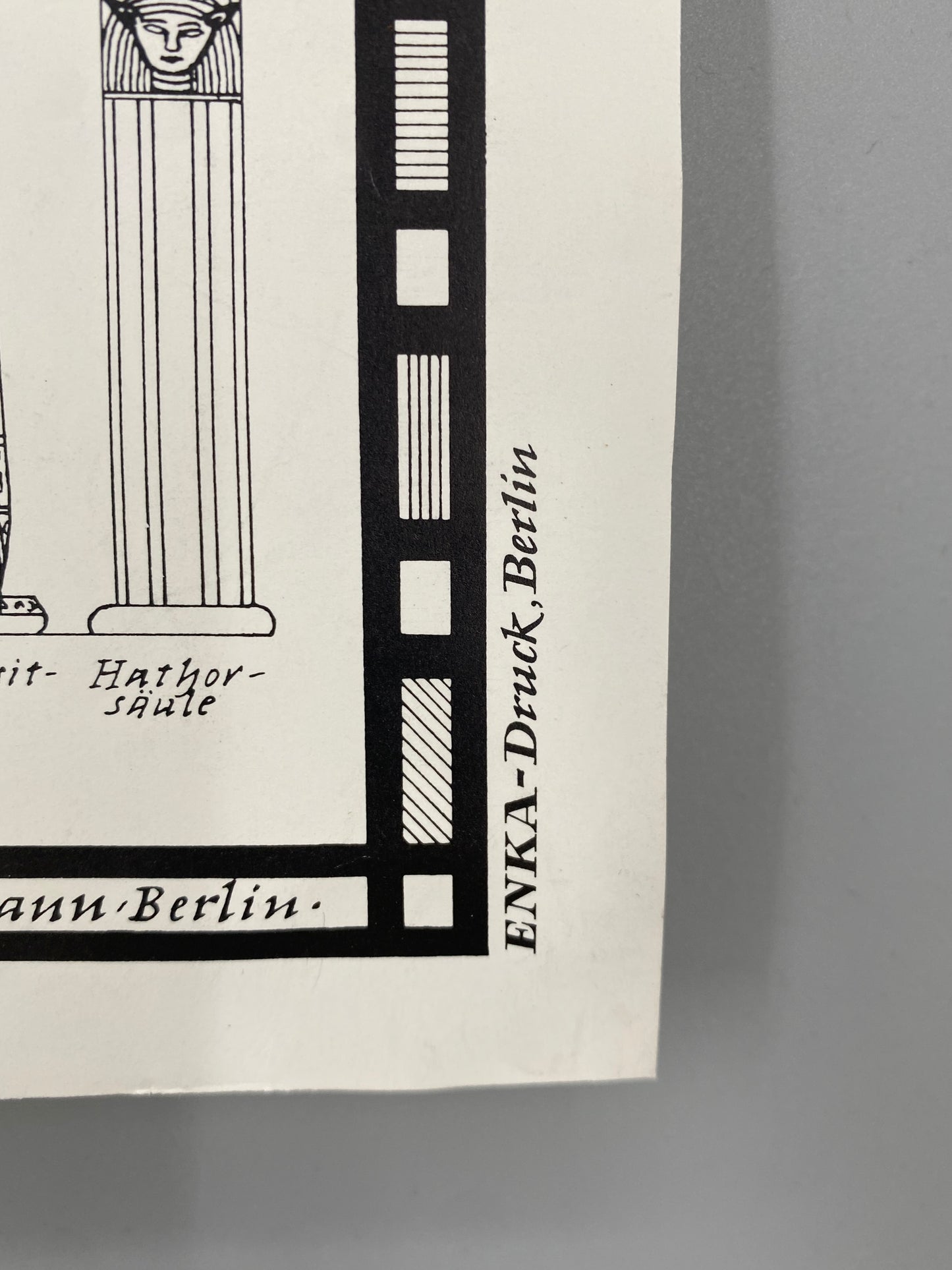 Poster, Das alte Ägypten. Karte von Gerhard R Hauptmann, Berlin.