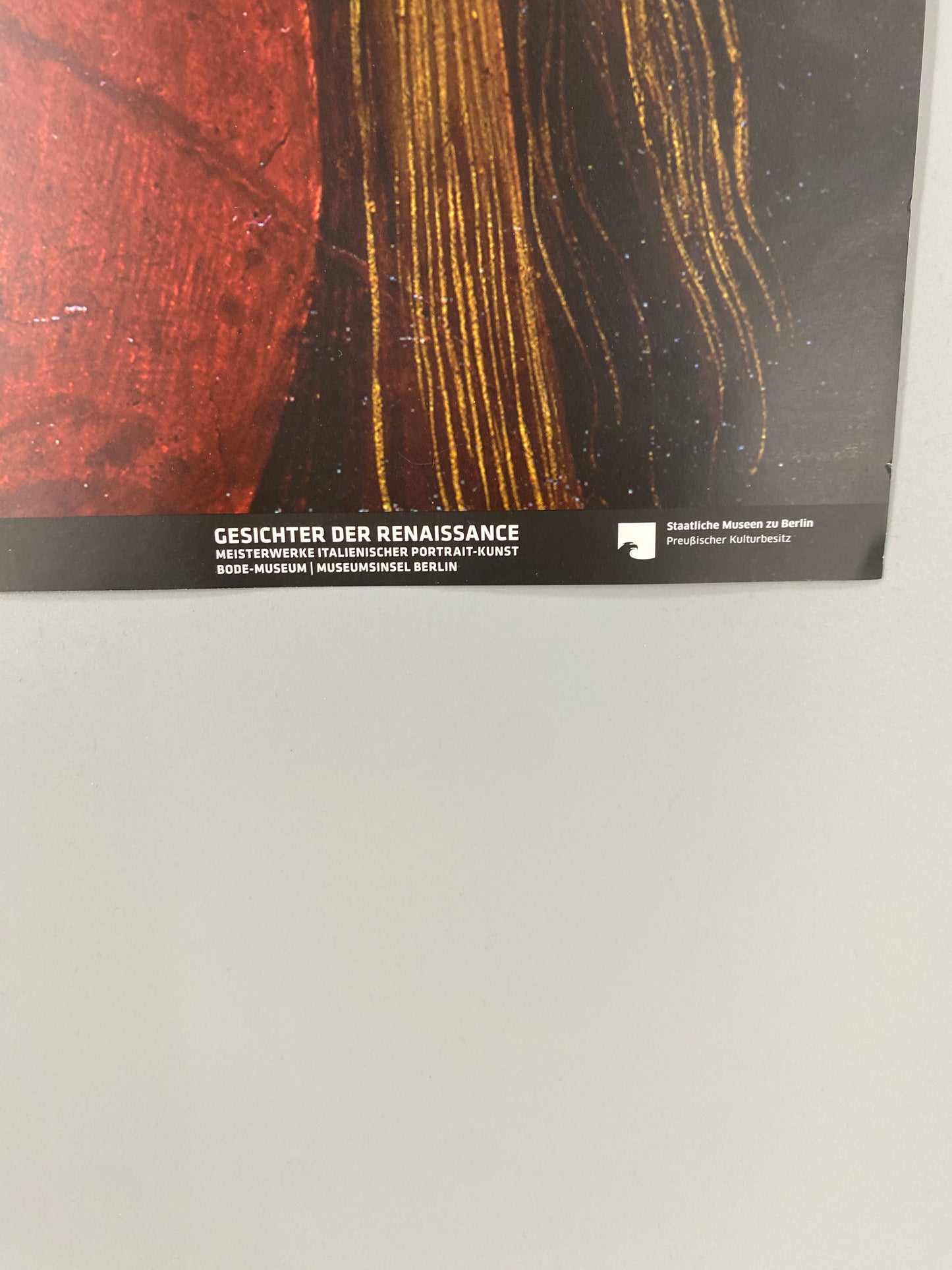 Sandro Botticelli - Portrait einer Dame. Poster, Gesichter der Renaissance. Bode Museum Berlin