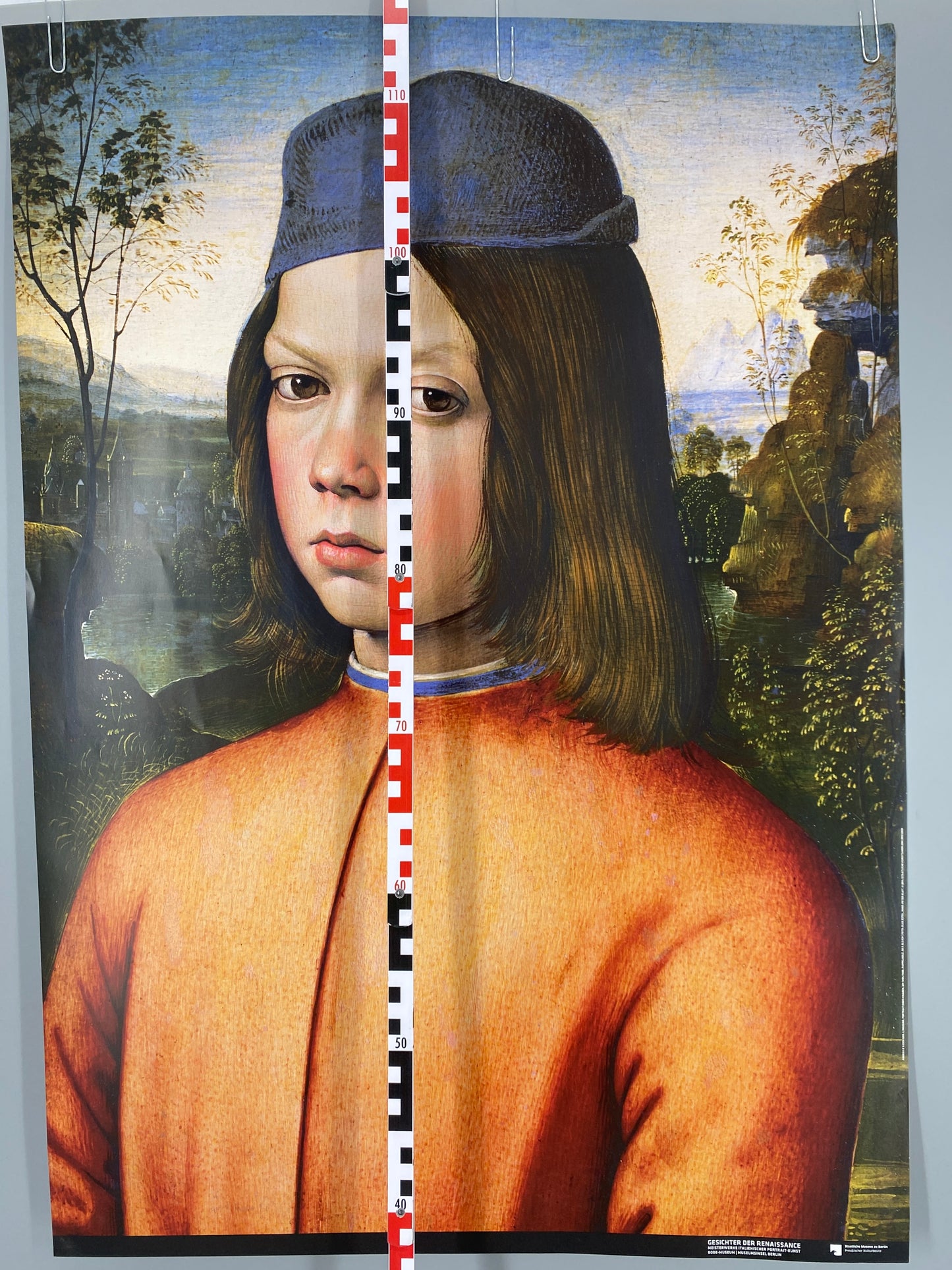 Pinturiccio - Bildnis eines Knaben. Poster, Gesichter der Renaissance, Bode Museum Berlin