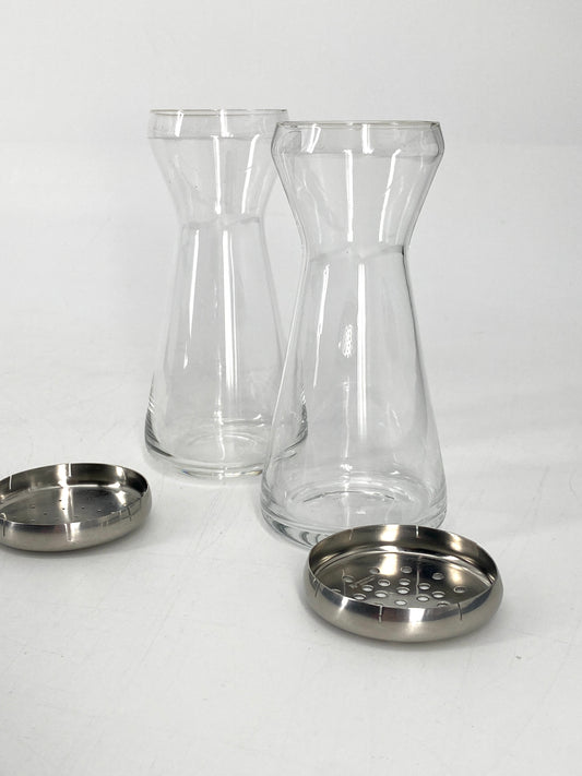 2 Streuer von Wilhelm Wagenfeld für WMF, Deutschland, 1950er