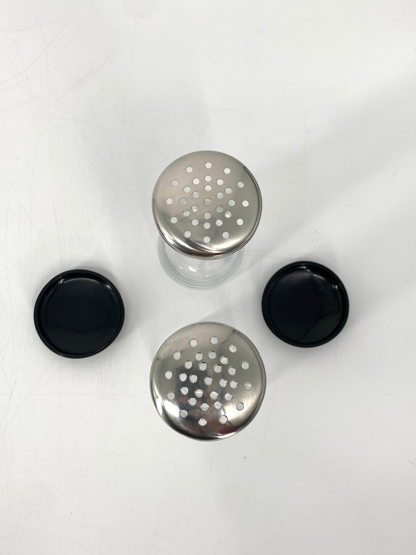 2 Streuer von Wilhelm Wagenfeld für WMF, Deutschland, 1950er