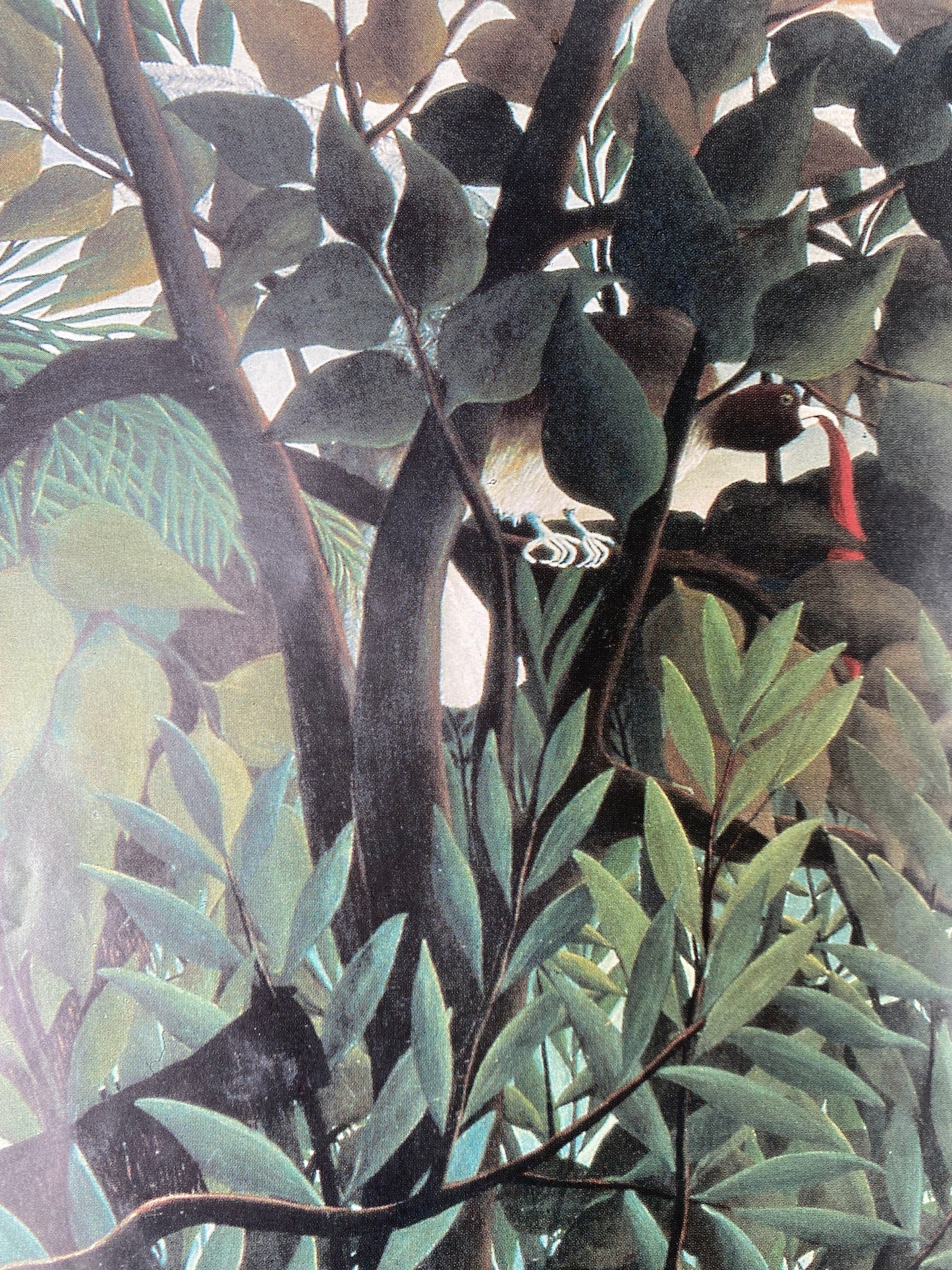 Henri Rousseau - Der hungrige Löwe wirft sich auf die Antilope. Kunstdruck