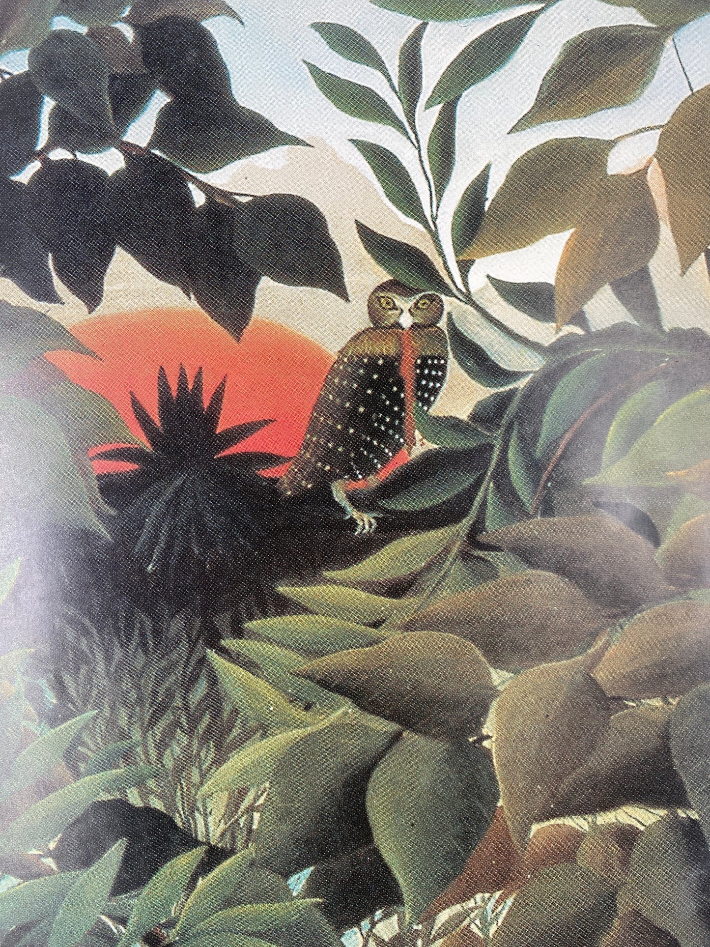 Henri Rousseau - Der hungrige Löwe wirft sich auf die Antilope. Kunstdruck