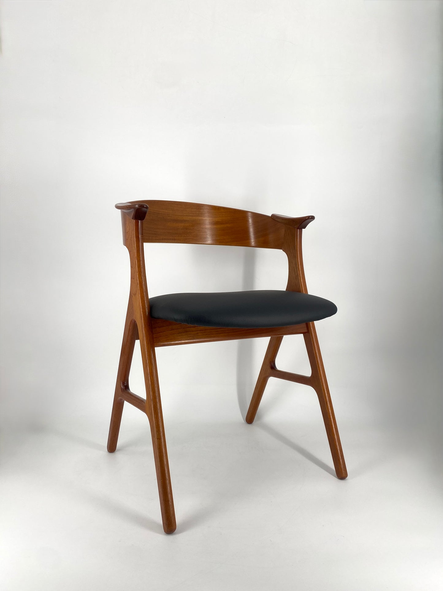 Mid Century Design Stuhl "KS-21" aus Teakholz für Korup Stolefabrik, Dänemark 1960er