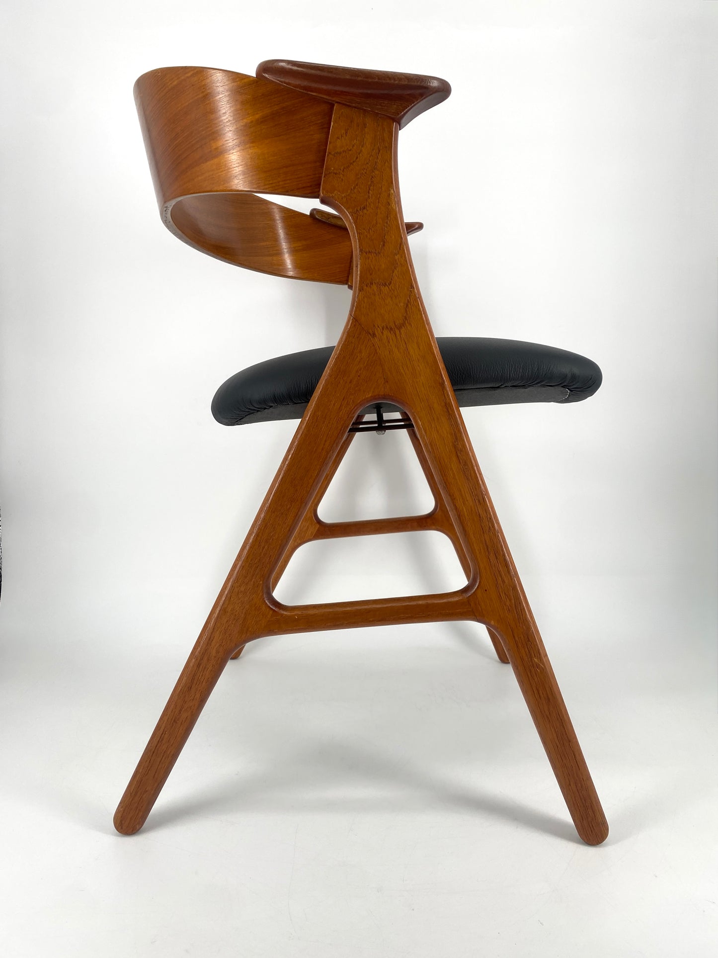 Mid Century Design Stuhl "KS-21" aus Teakholz für Korup Stolefabrik, Dänemark 1960er