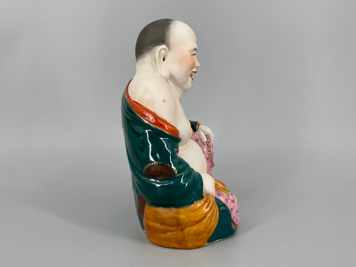 Porzellanfigur des lachenden Buddah "Buddai", China, um 1900