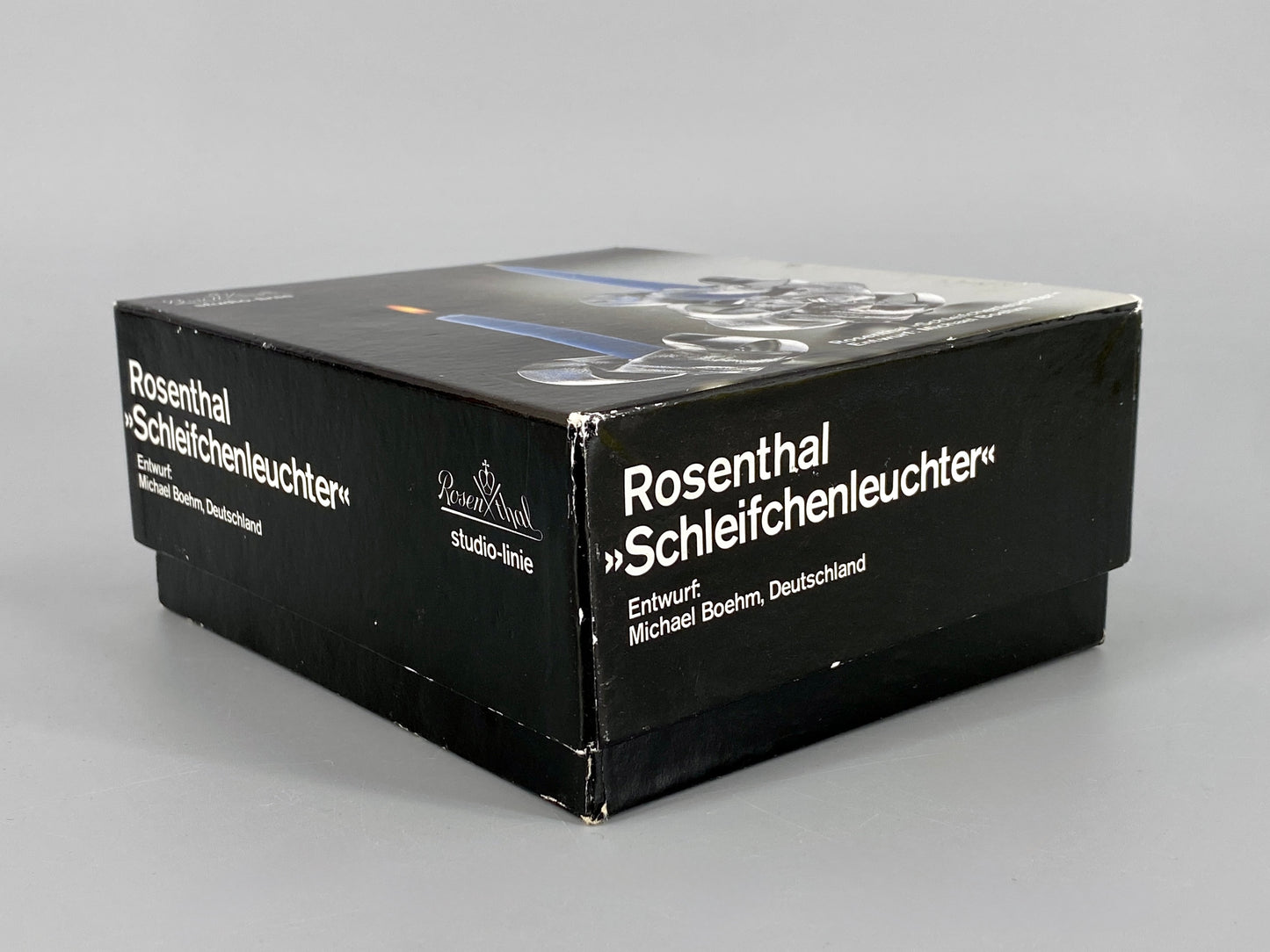 3 "Schleifchenleuchter" Kerzenhalter von Boehm für Rosenthal, Duetschland, 1970er