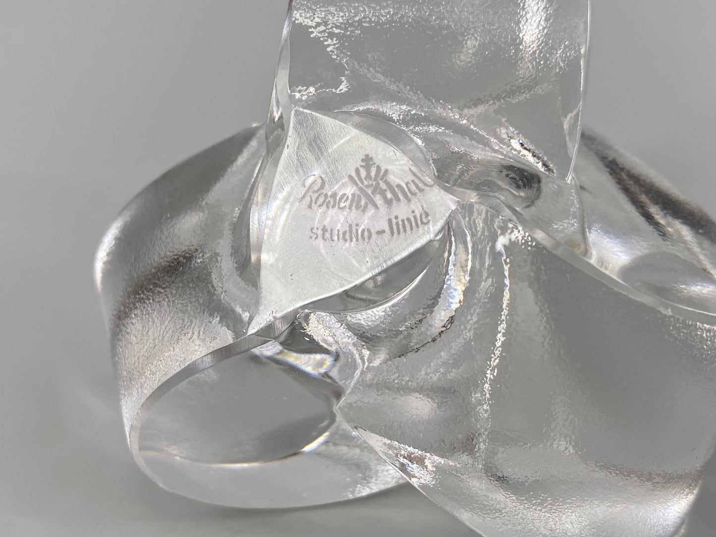 3 "Schleifchenleuchter" Kerzenhalter von Boehm für Rosenthal, Duetschland, 1970er