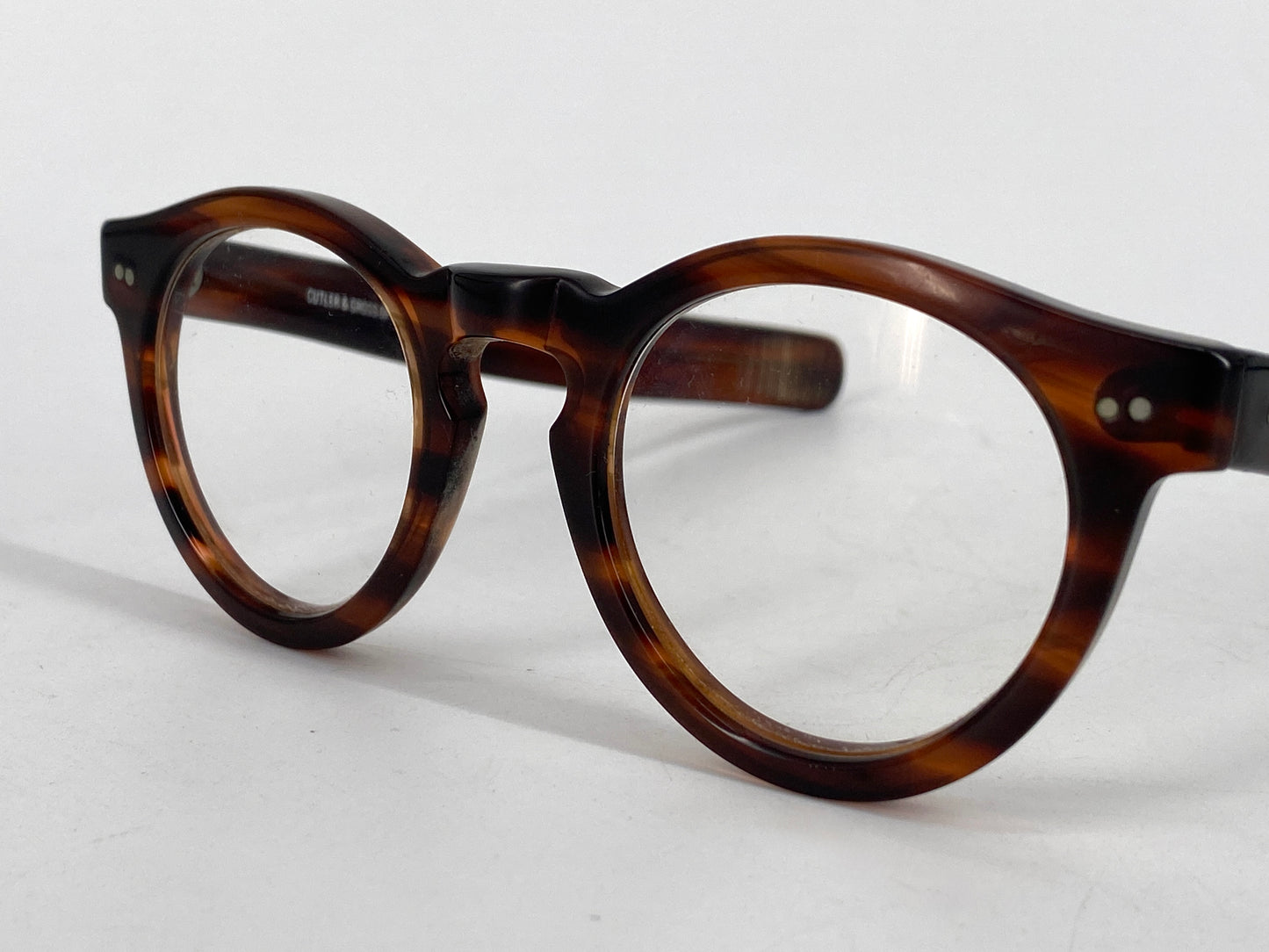 Schildpatt Brille 162S von Cutler & Gross, London, 70er