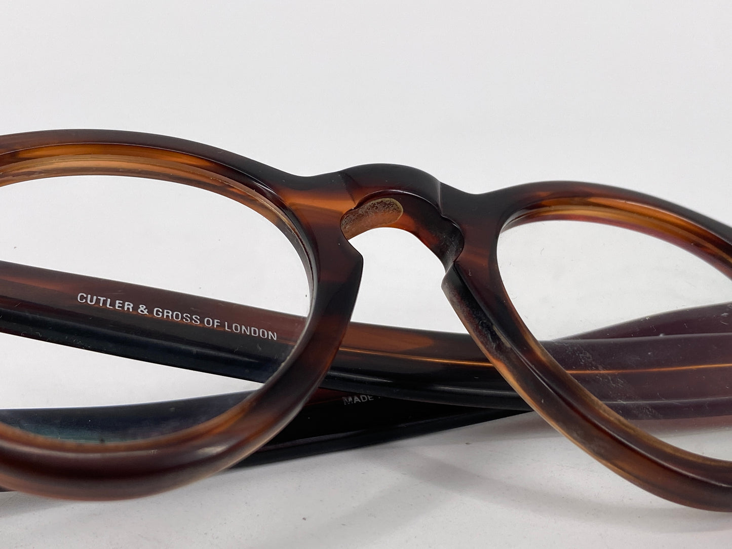Schildpatt Brille 162S von Cutler & Gross, London, 70er