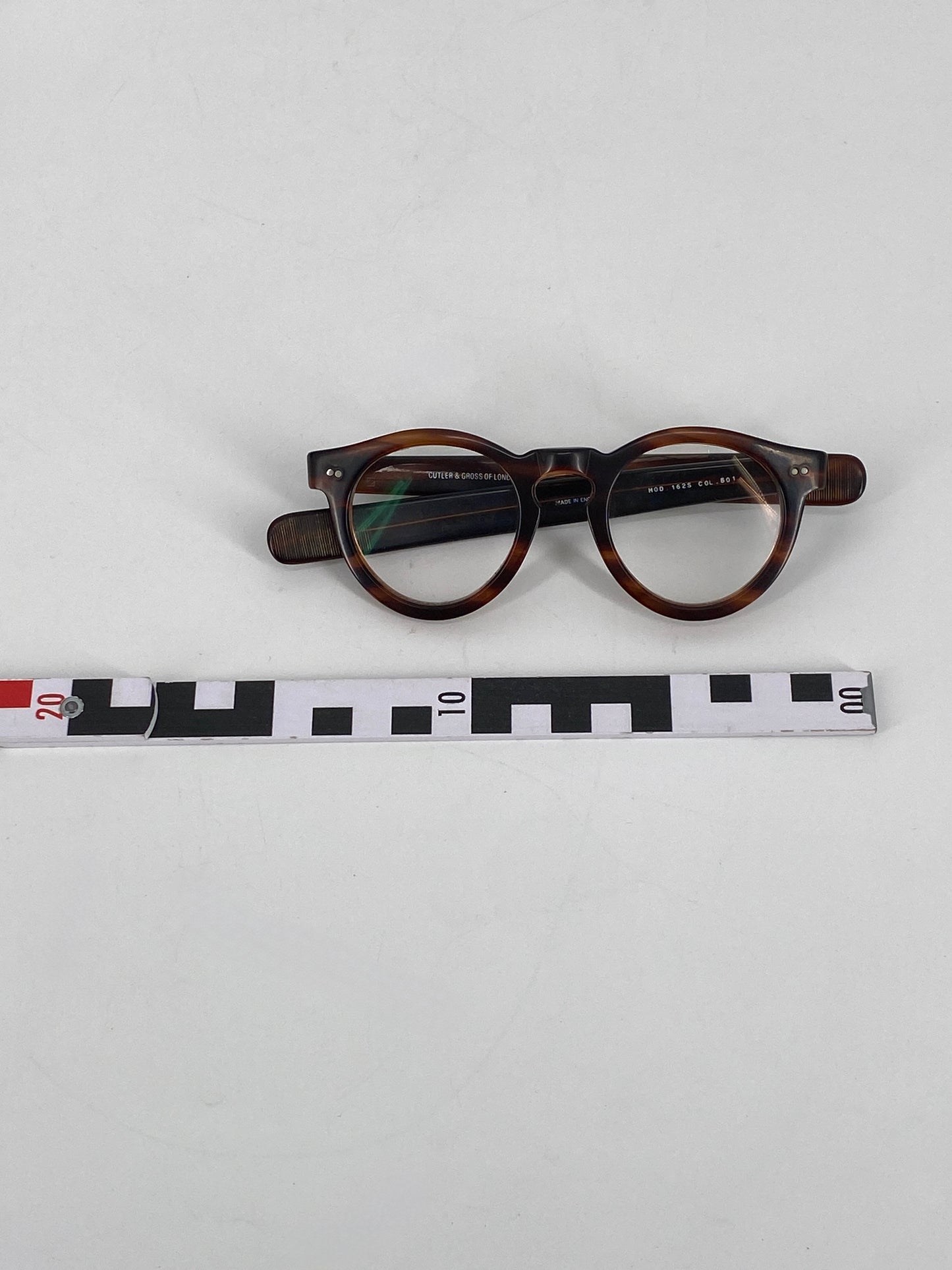 Schildpatt Brille 162S von Cutler & Gross, London, 70er
