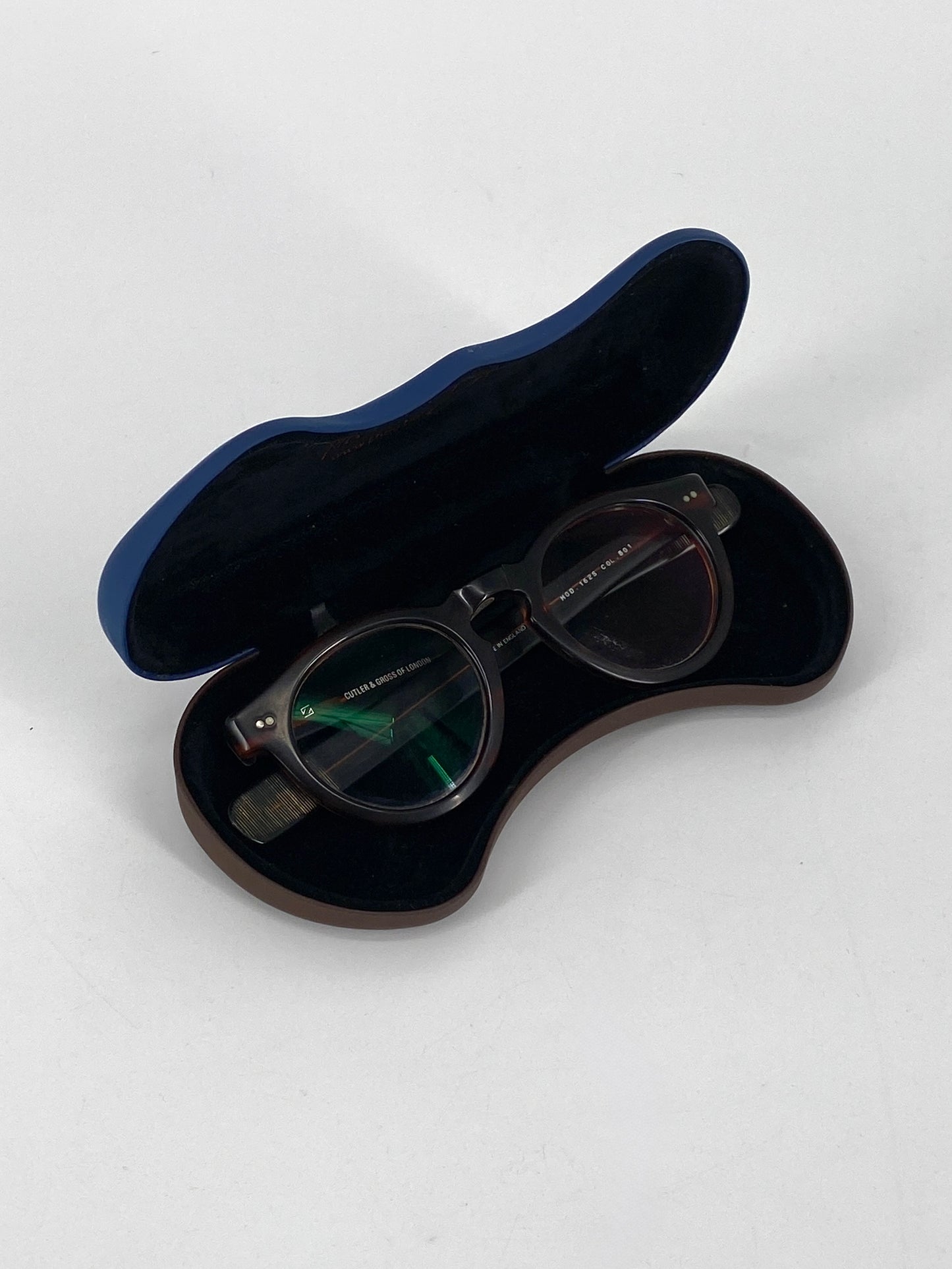 Schildpatt Brille 162S von Cutler & Gross, London, 70er