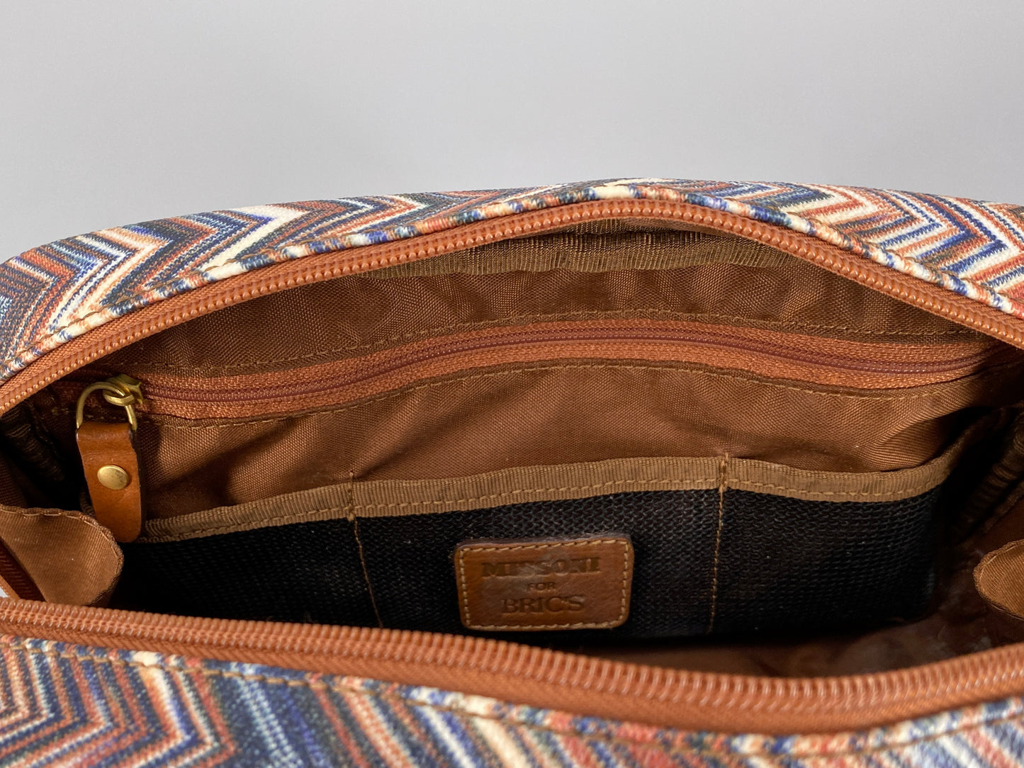 Missoni x Bric's Luxus Kulturbeutel, Italien, vintage