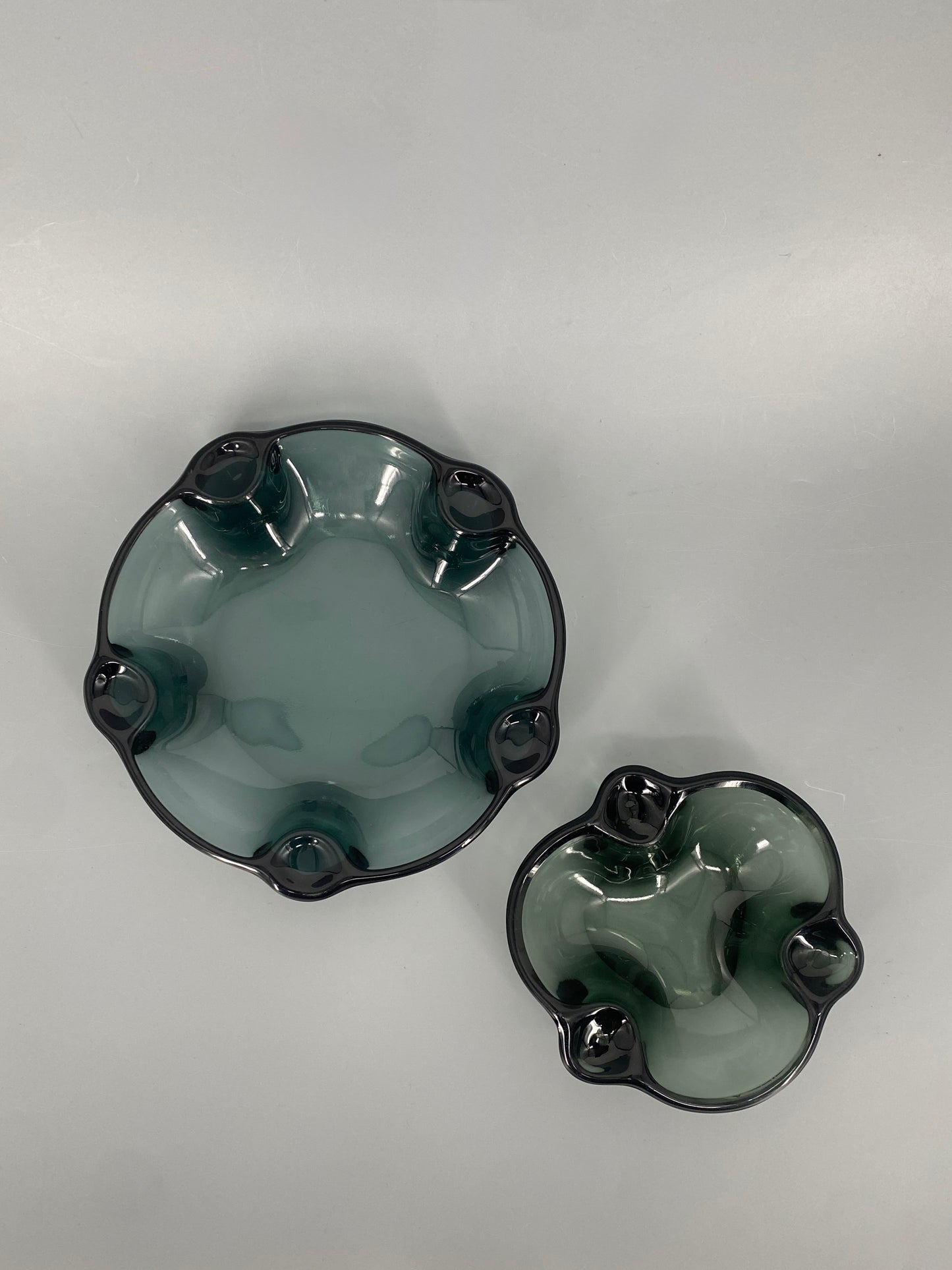 3 Aschenbecher von Wilhelm Wagenfeld für WMF, Deutschland, 1950er