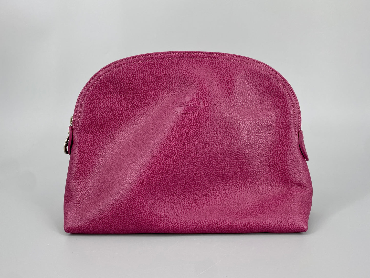 "Le Foulonné" Kulturbeutel von Longchamp aus Leder, Frankreich, vintage