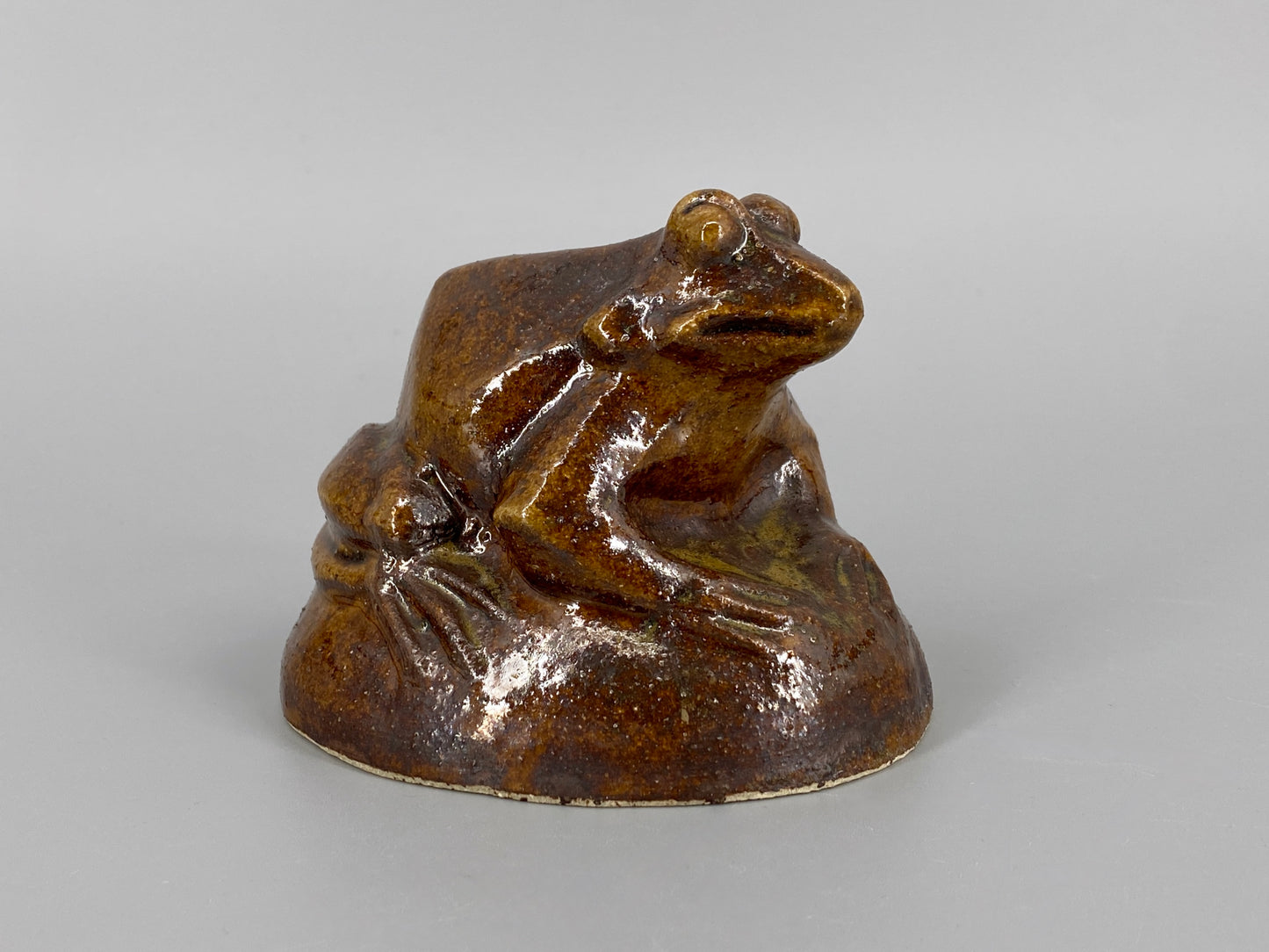Mid Century Studiokeramik Froschfigur, Italien, 1960er