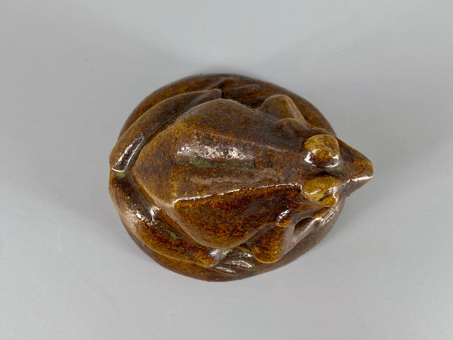 Mid Century Studiokeramik Froschfigur, Italien, 1960er