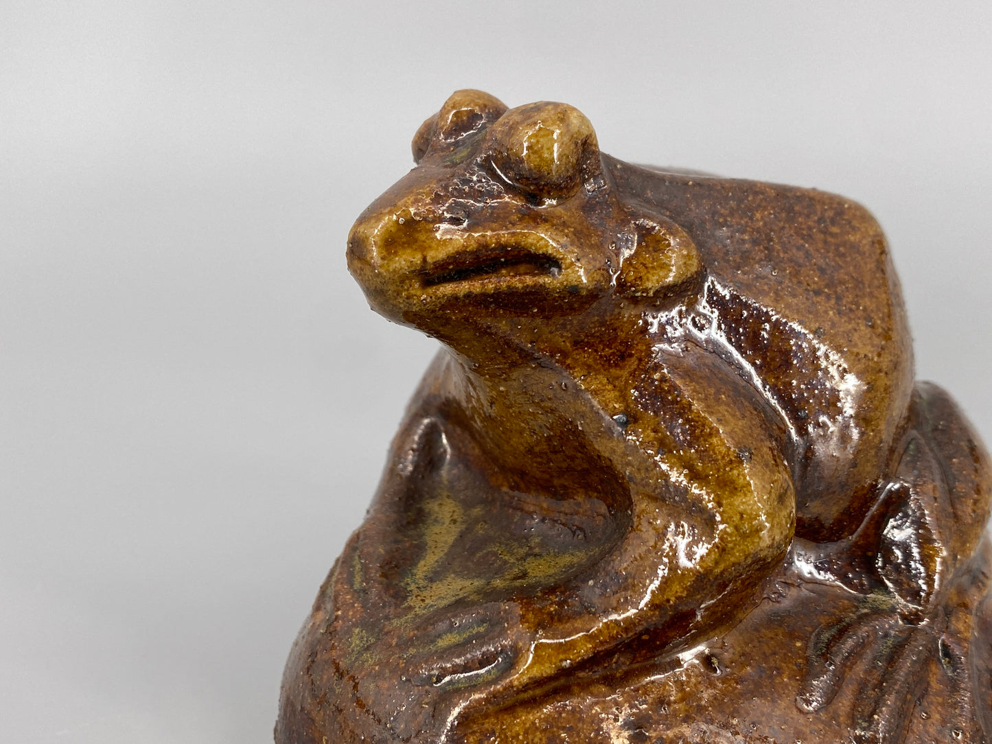 Mid Century Studiokeramik Froschfigur, Italien, 1960er