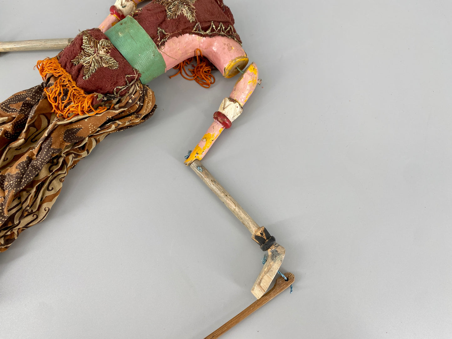 2 Wayang Golek Marionetten, Indonesien, frühes 19. Jhd.