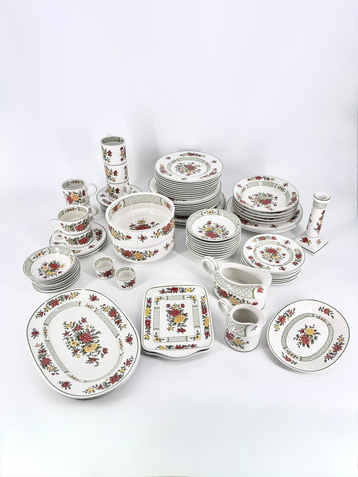 3x Sets Villeroy & Boch, Summerday Porzellan Service.
