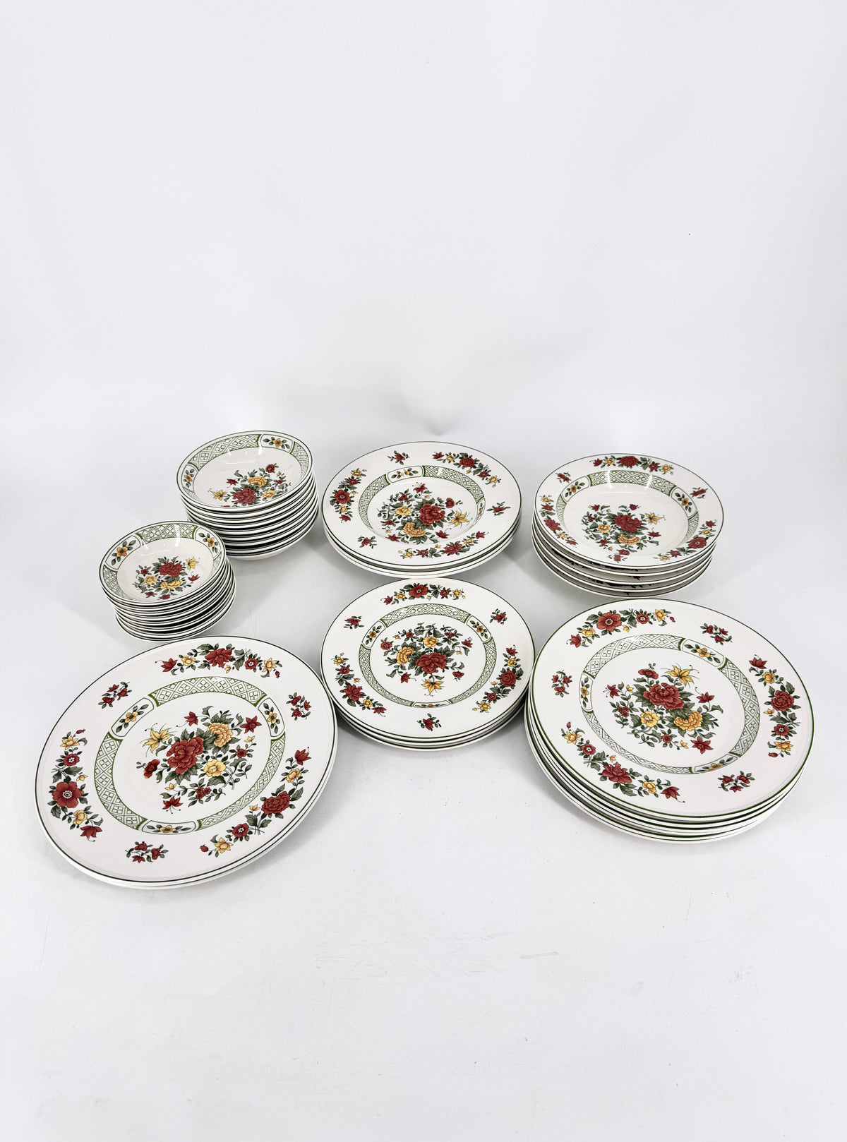 3x Sets Villeroy & Boch, Summerday Porzellan Service.