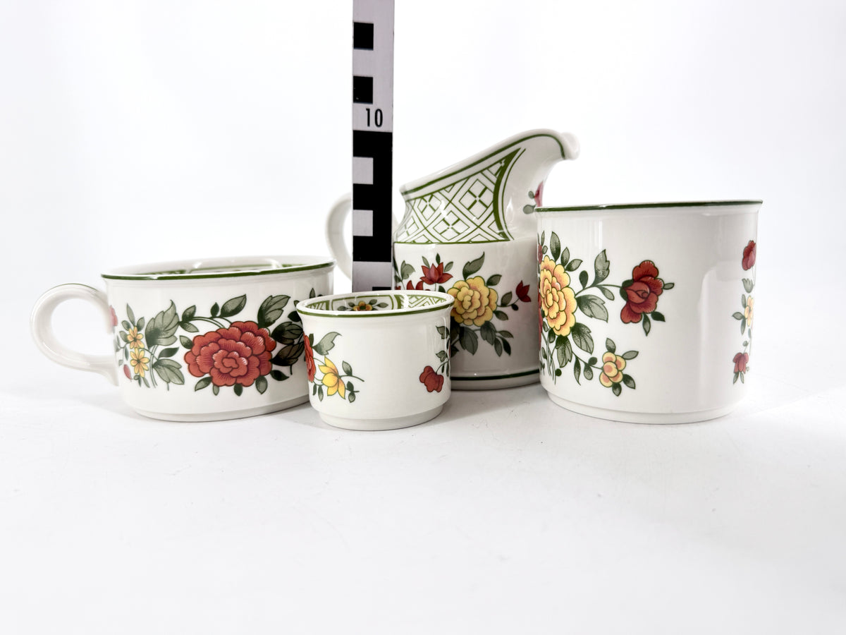 3x Sets Villeroy & Boch, Summerday Porzellan Service.