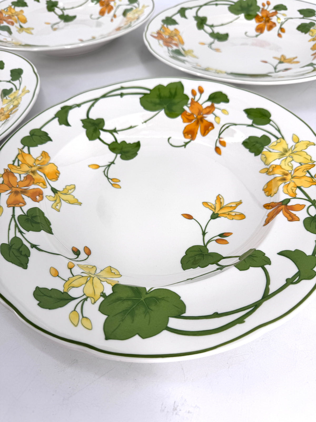 VILLEROY & BOCH GERANIUM XXL GOURMET GESCHIRR, PASTATELLER AUS VITRO PORZELLAN