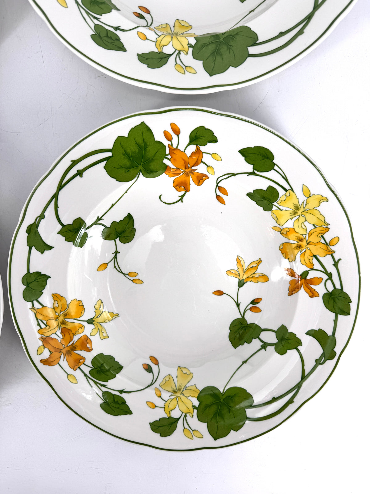 VILLEROY & BOCH GERANIUM XXL GOURMET GESCHIRR, PASTATELLER AUS VITRO PORZELLAN