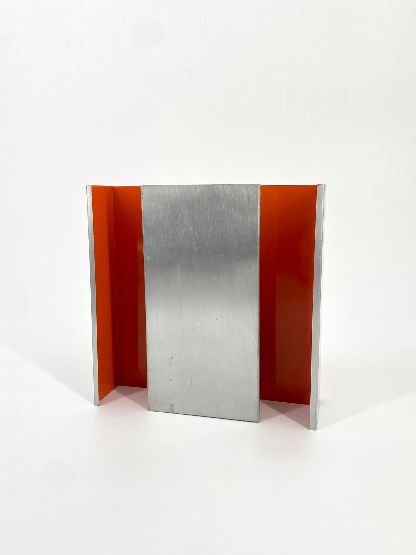 Wandlampe im Stil von Staff, Space Age, 1970er Jahre, Orange, Aluminium