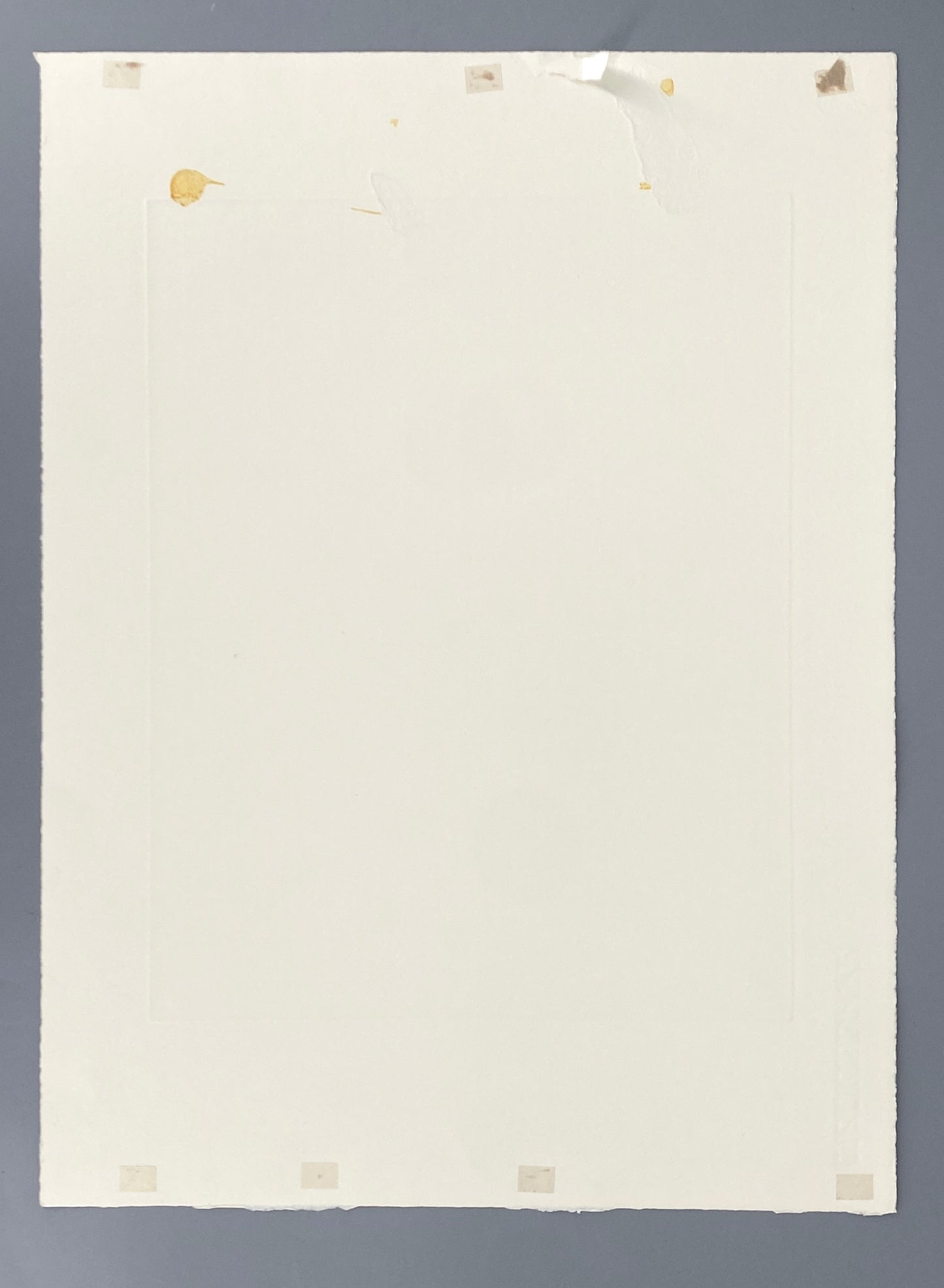 Handsignierte und nummerierte Radierung in Blau von Ullrich Panndorf (geb. 1954), 1997