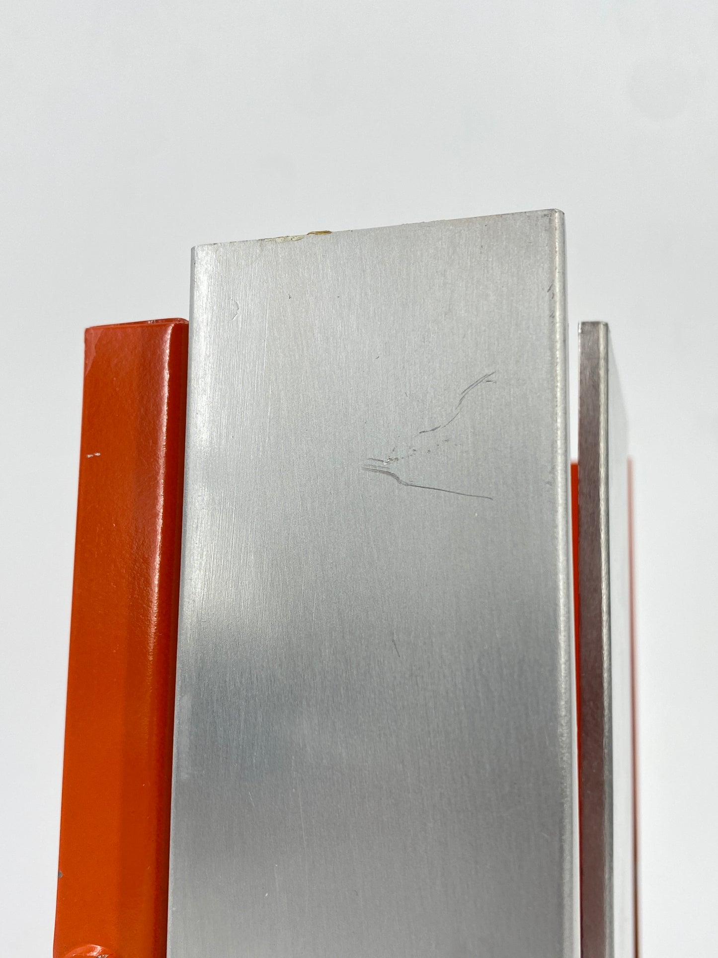 Wandlampe im Stil von Staff, Space Age, 1970er Jahre, Orange, Aluminium