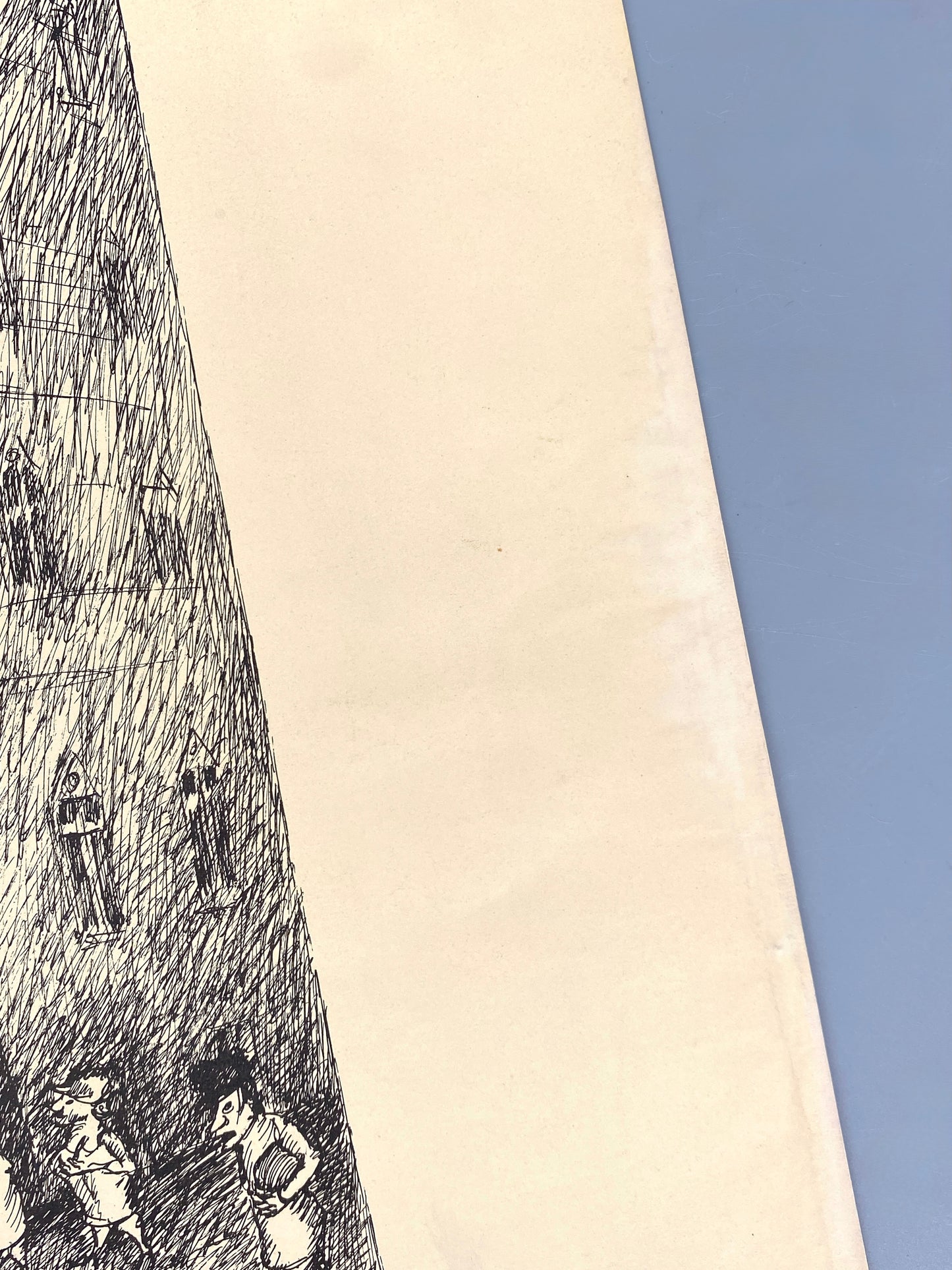 Handsignierte Lithografie von Kurt Mühlenhaupt (geb. 1921) aus der Reihe „Berliner Blätter“ (1969/6)