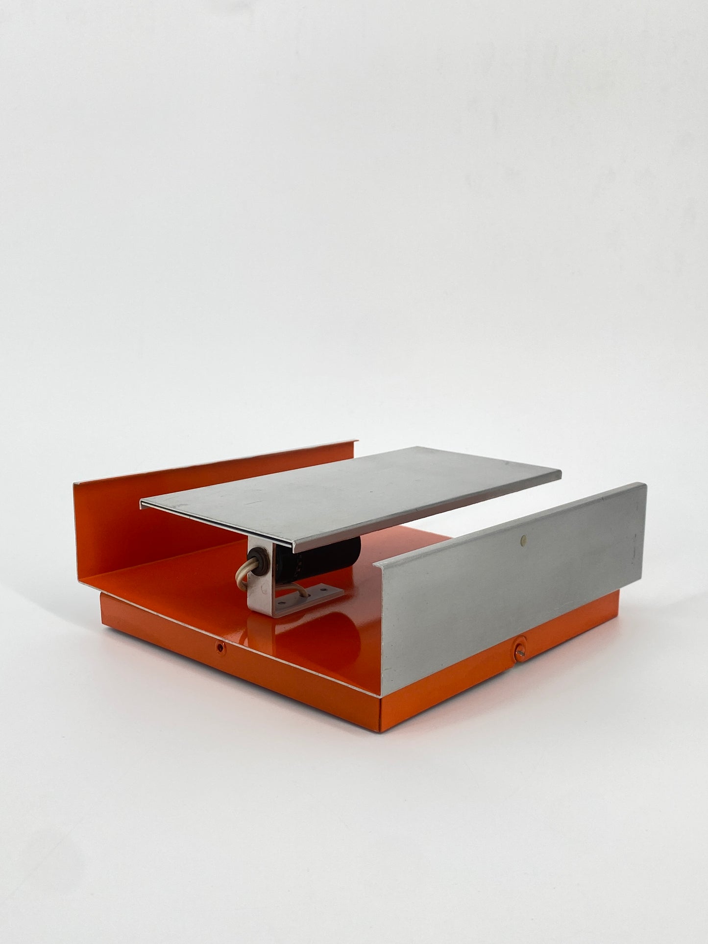 Wandlampe im Stil von Staff, Space Age, 1970er Jahre, Orange, Aluminium
