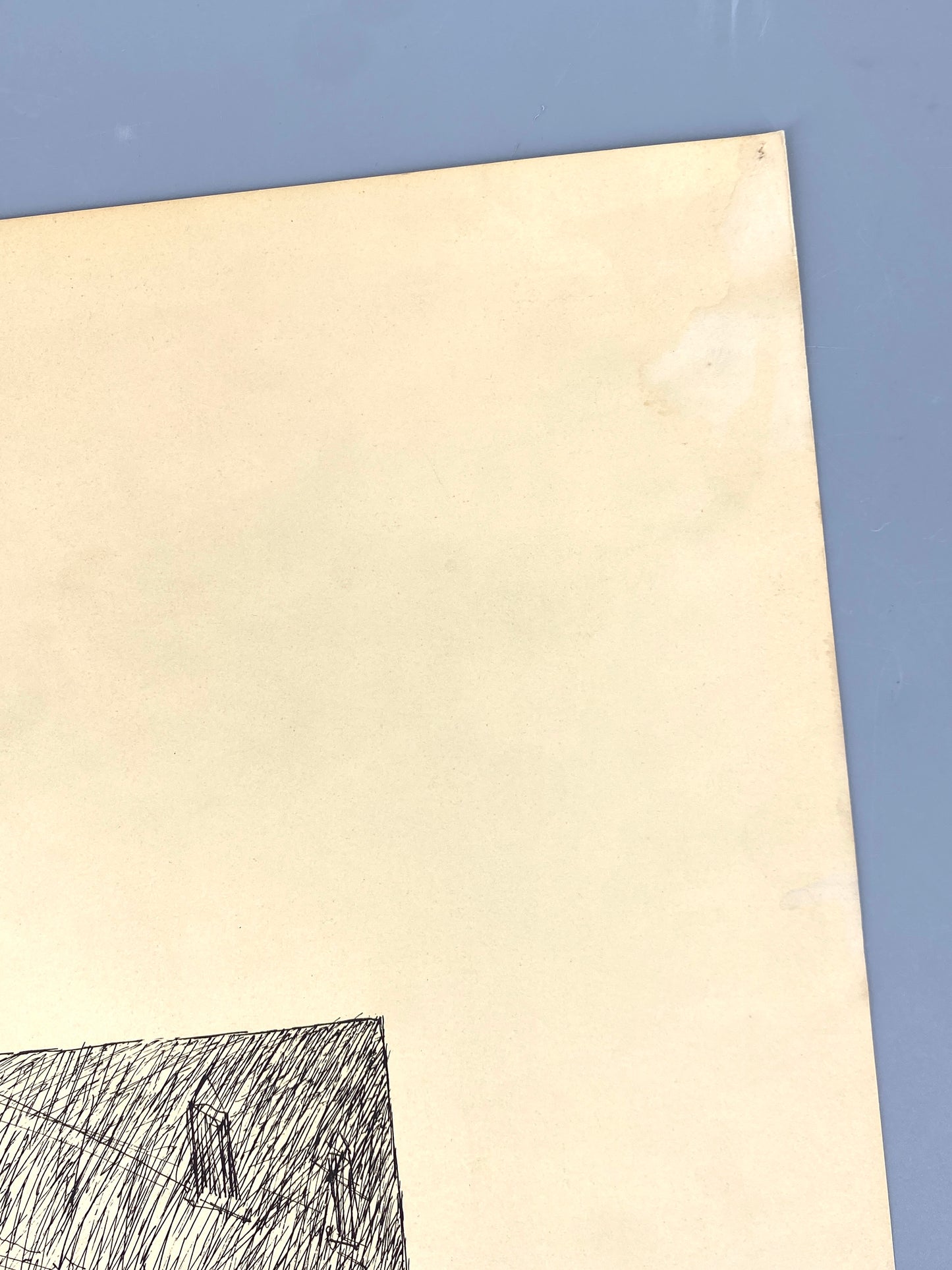 Handsignierte Lithografie von Kurt Mühlenhaupt (geb. 1921) aus der Reihe „Berliner Blätter“ (1969/6)