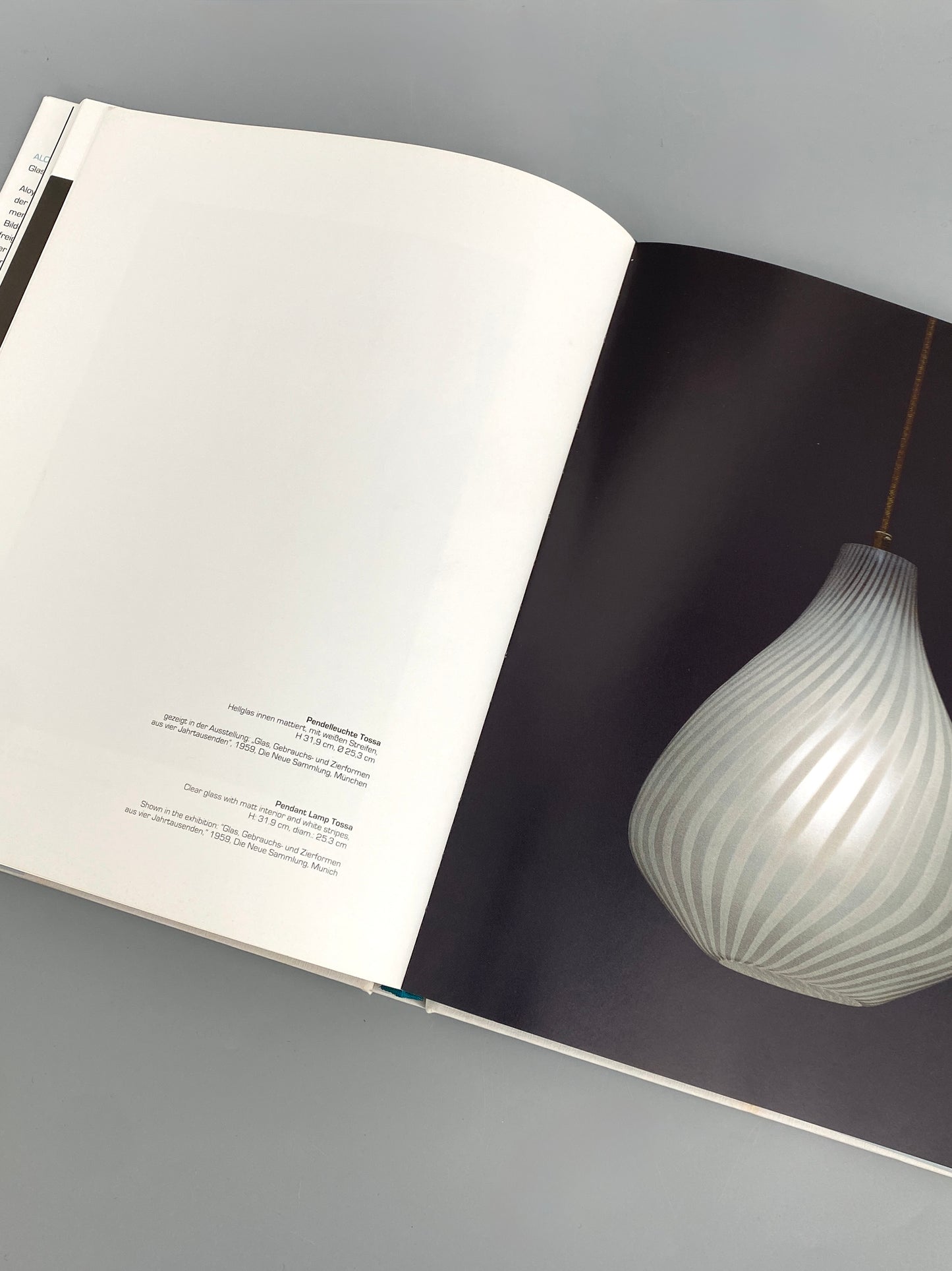 Pendellampe "Tossa" von Aloys Gangkofner für Peill & Putzler, 70er