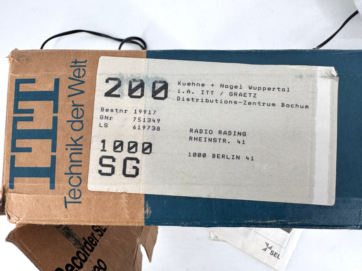 ITT SL 730 KASSETTENREKORDER MIT OVP UND ANLEITUNG, STEREO RECORDER